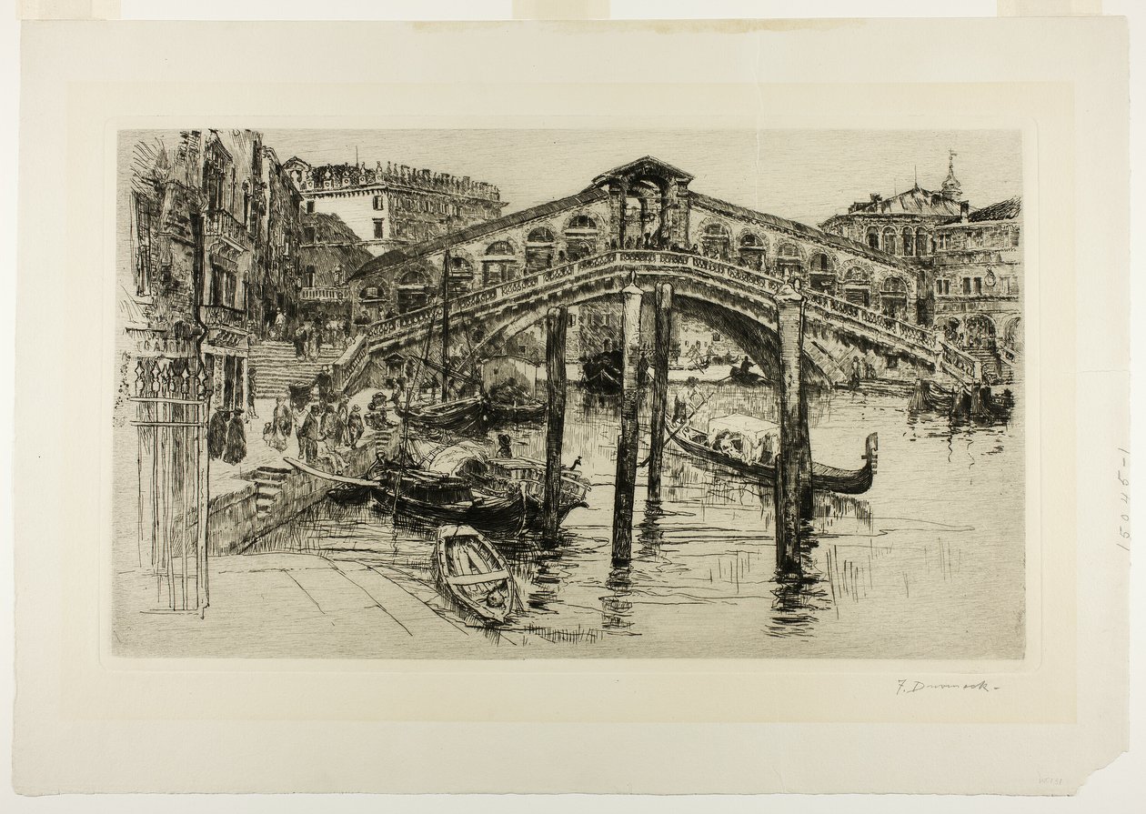 Rialto, Venedik by Frank Duveneck