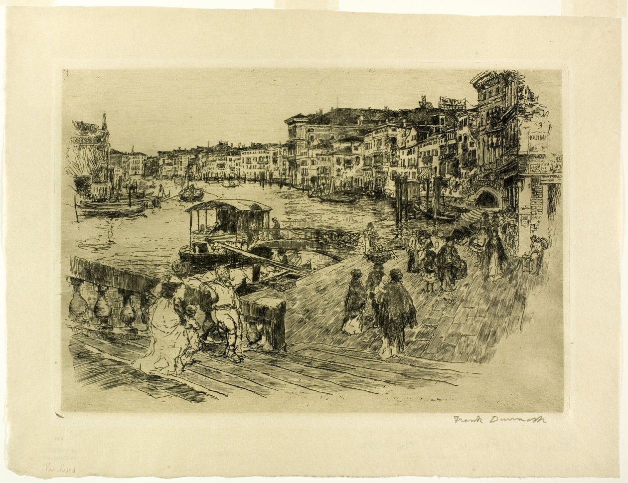 Büyük Kanal'ın görünümü by Frank Duveneck