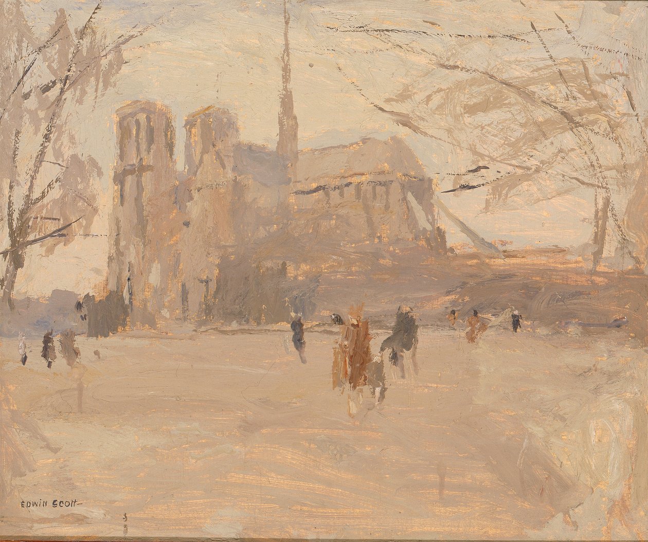 Notre Dame hayır. II, n.d. by Frank Edwin Scott