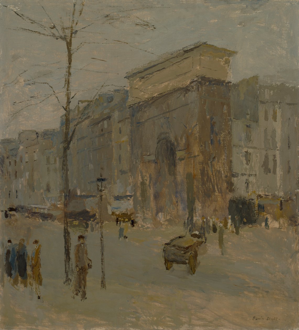 Porte St. Martin hayır. II, n.d. by Frank Edwin Scott