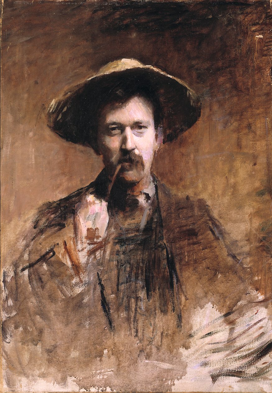 Ressamın kendi portresi, n.d. by Frank Edwin Scott