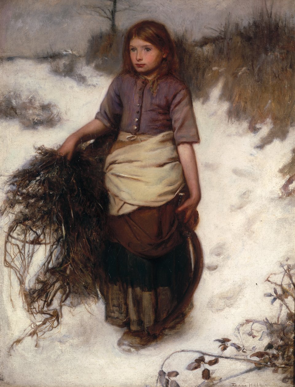 Kış by Frank Holl