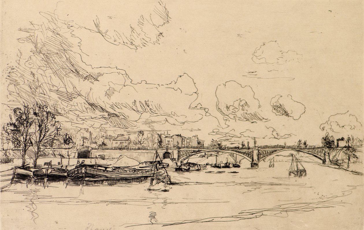 Kanal boyunca, Charenton, Paris by Frank Laing