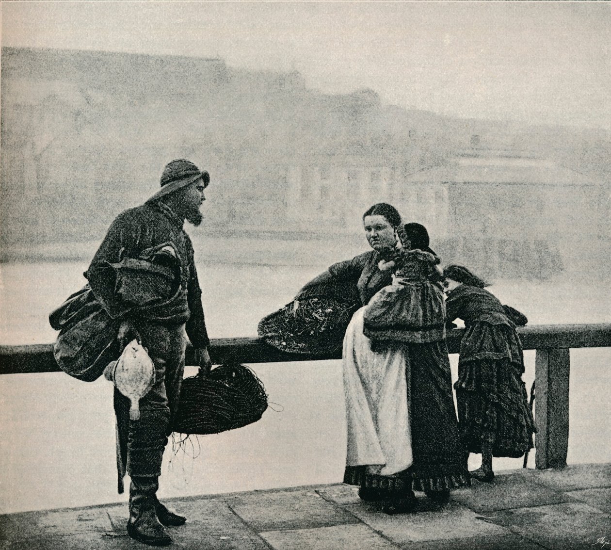 Fisher insanları, Whitby, c1890 by Frank Meadow Sutcliffe