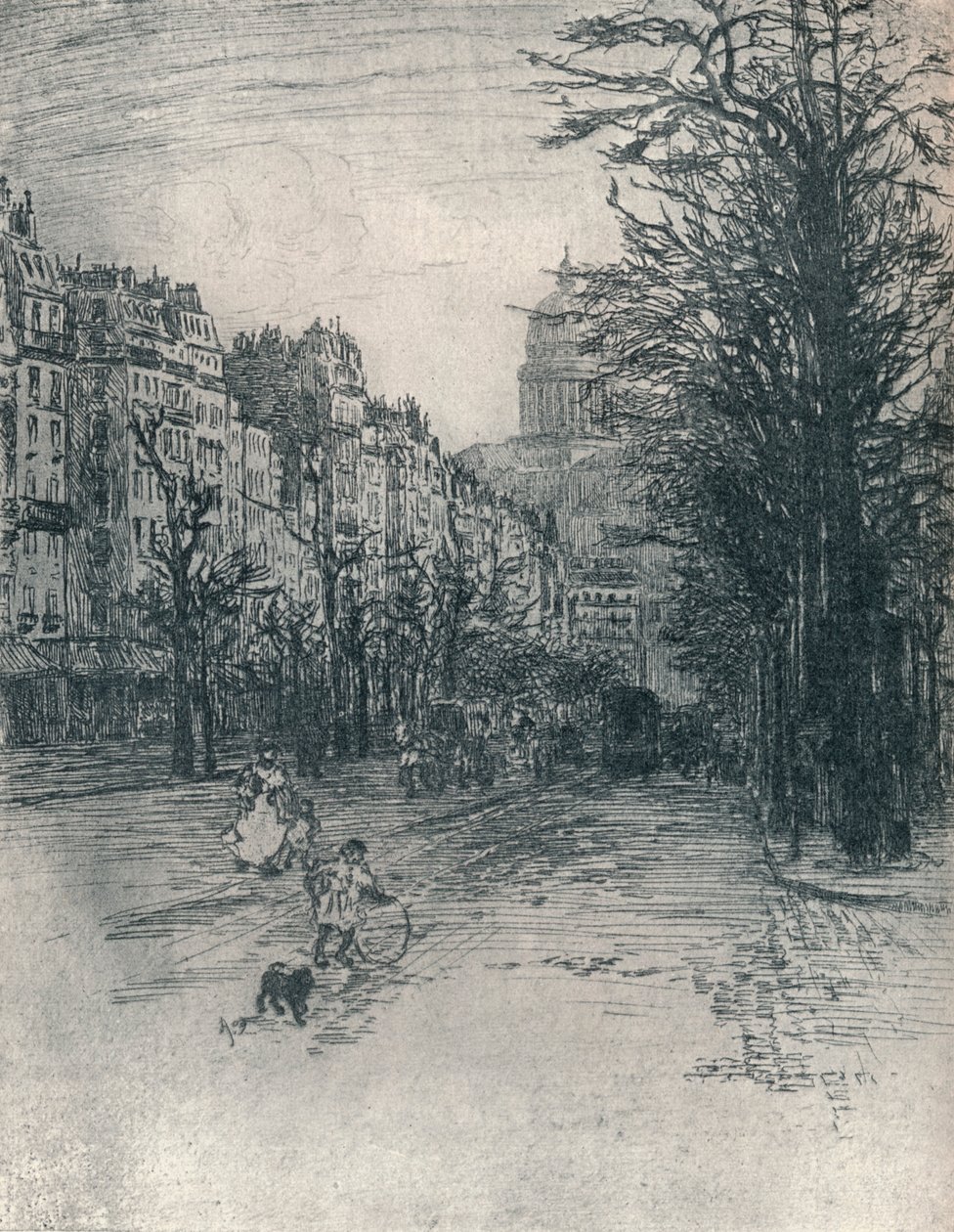 Avenue Des Gobelins, Paris, c1908 by Frank Milton Armington