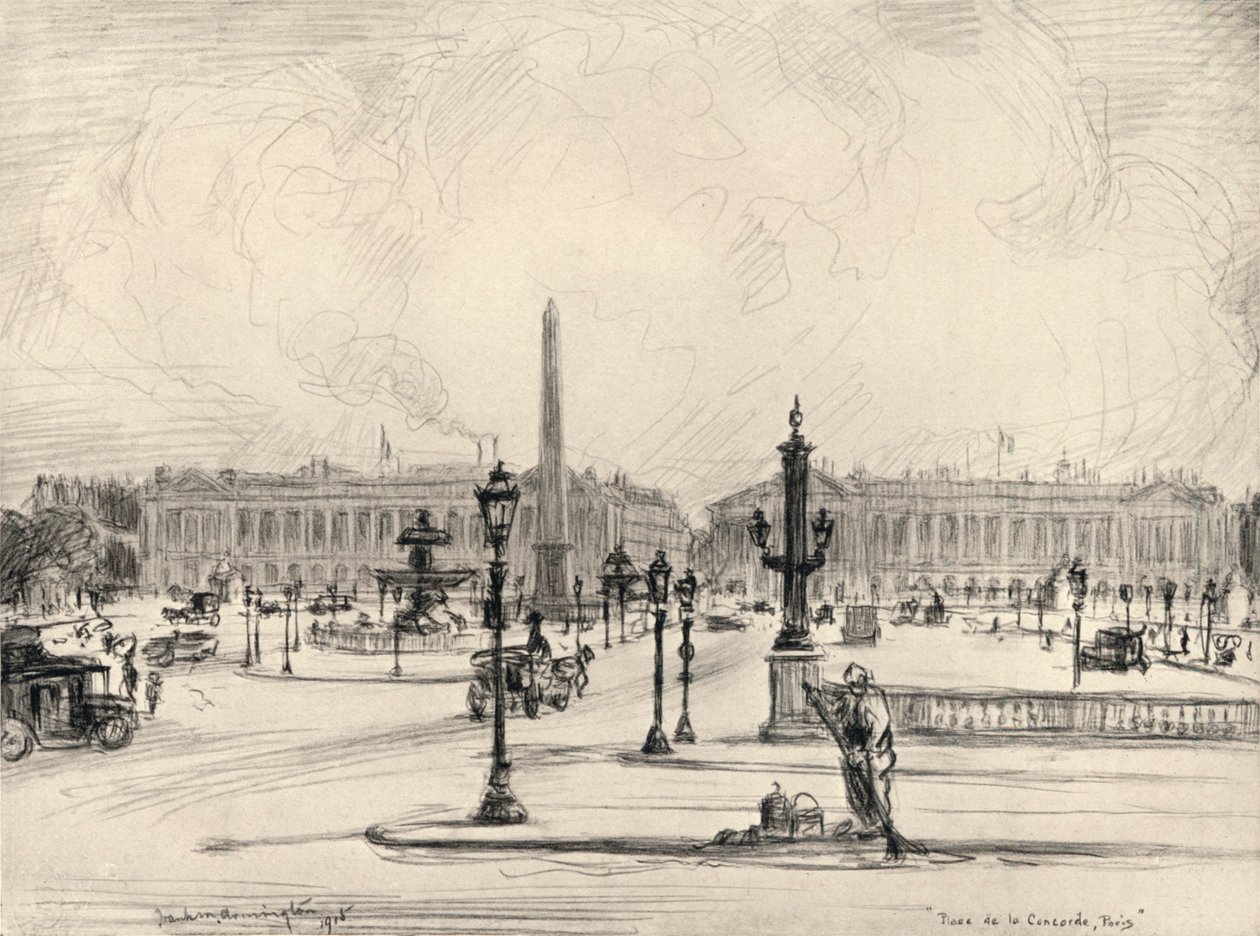 Concorde Meydanı, 1915 by Frank Milton Armington