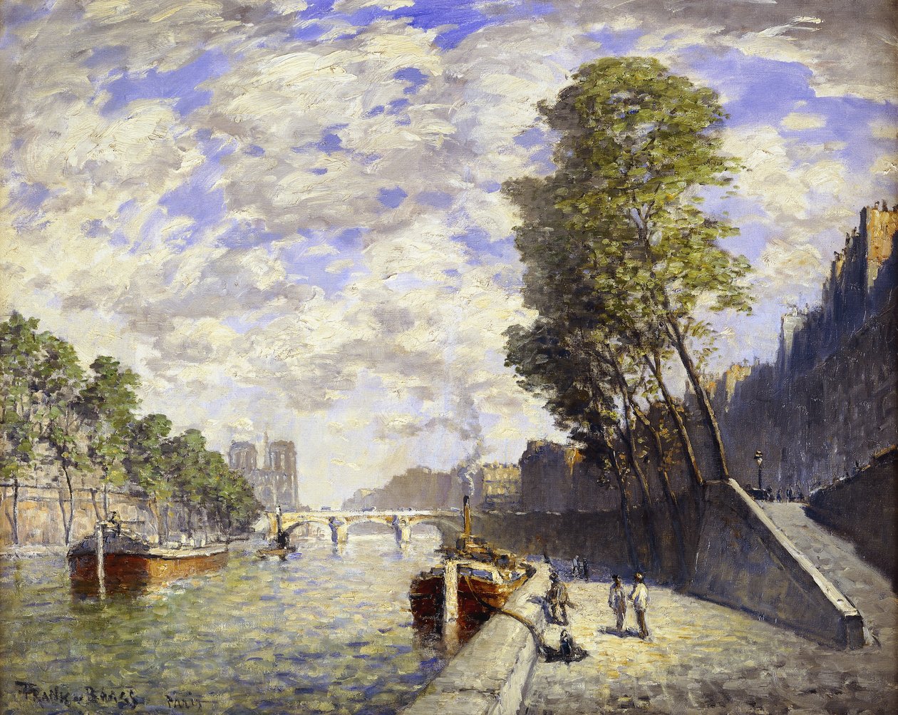 Quai des Grands-Augustine, Paris, by Frank Myers Boggs