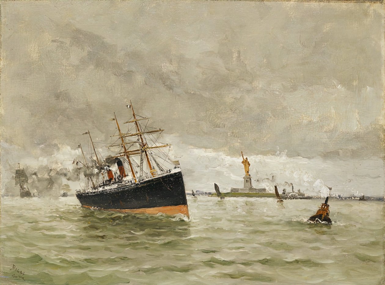 New York: Limana Giriş, 1887. by Frank Myers Boggs