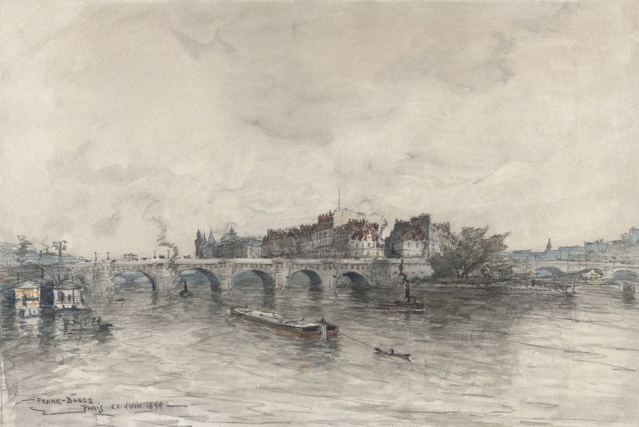 Ada, Paris (Pont Neuf) by Frank Myers Boggs