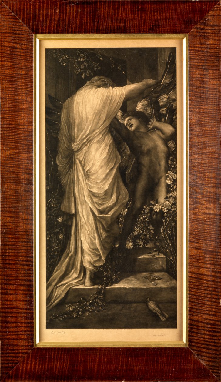 Aşk ve Ölüm (mezzotint) by Frank Short