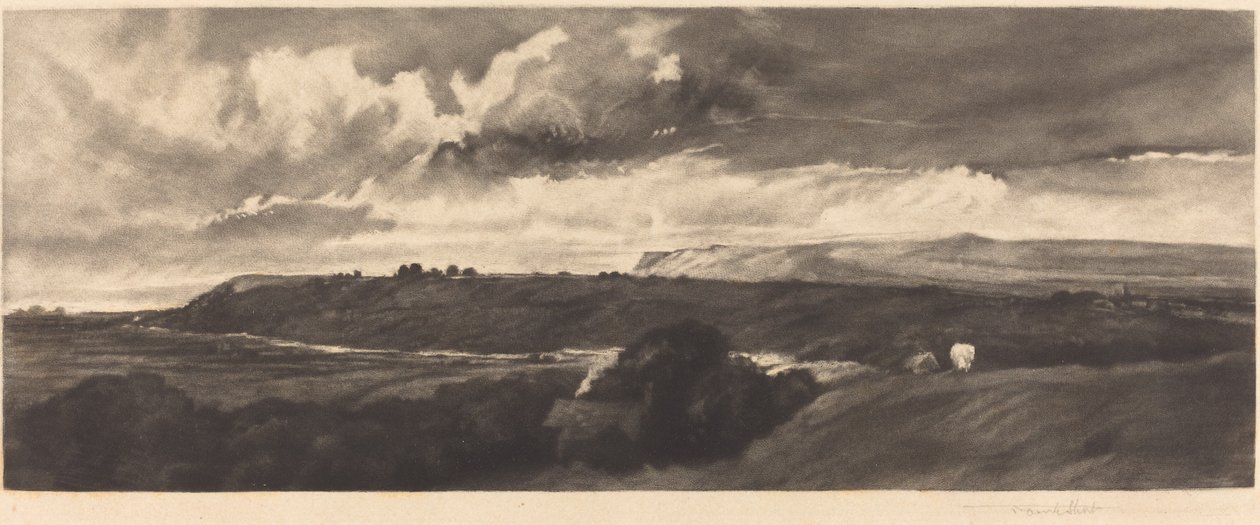 Yorkshire Yolu by Frank Short, after Peter De Wint