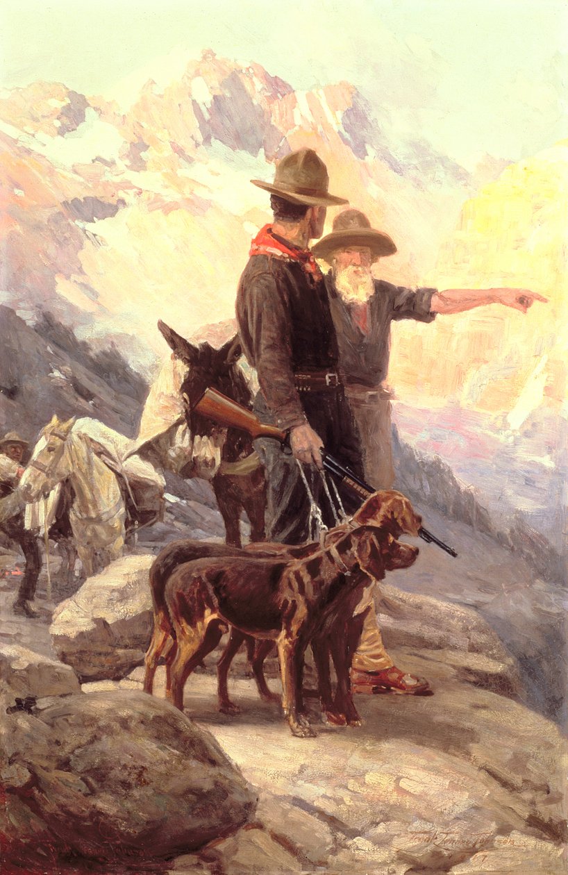 Dağ Avı by Frank Tenney Johnson
