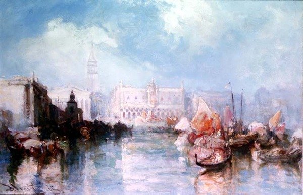 Venedik (bir çift) by Frank Wasley