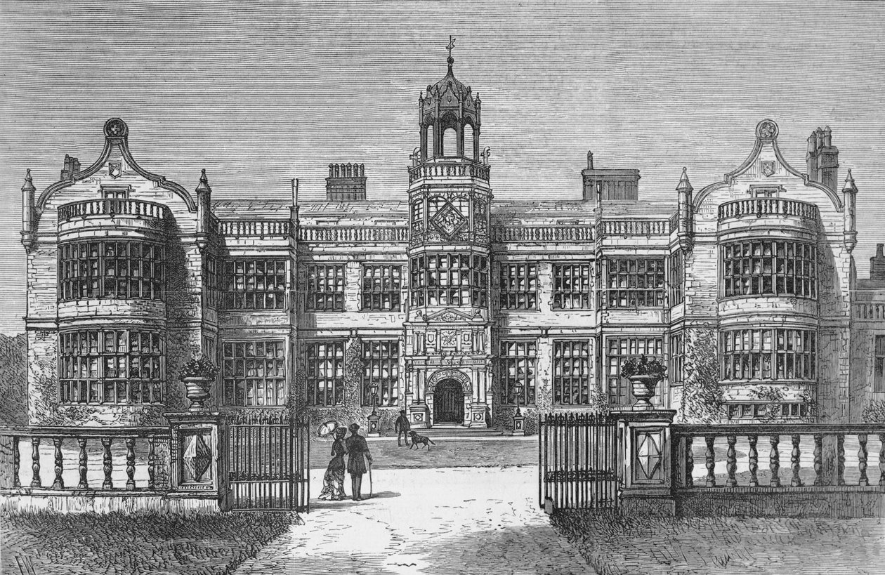 Ingestre Salonu, Staffordshire, 1882 by Frank Watkins