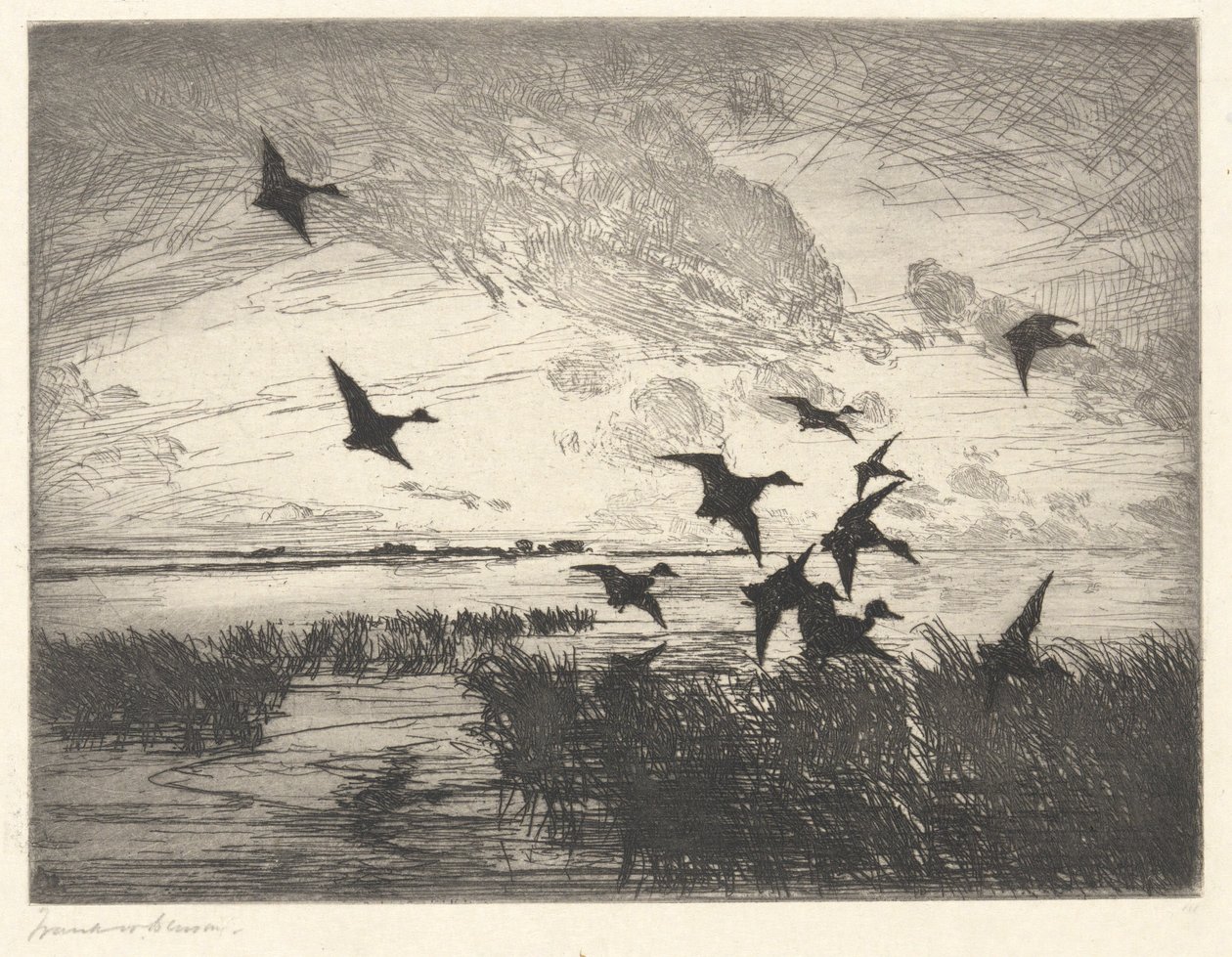 Günbatımından sonra by Frank Weston Benson