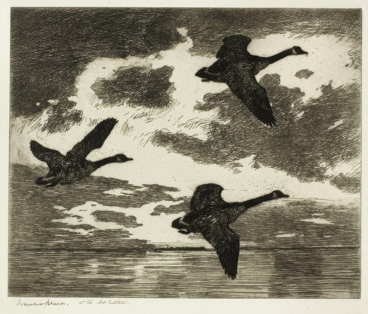 bulutlu sabah by Frank Weston Benson