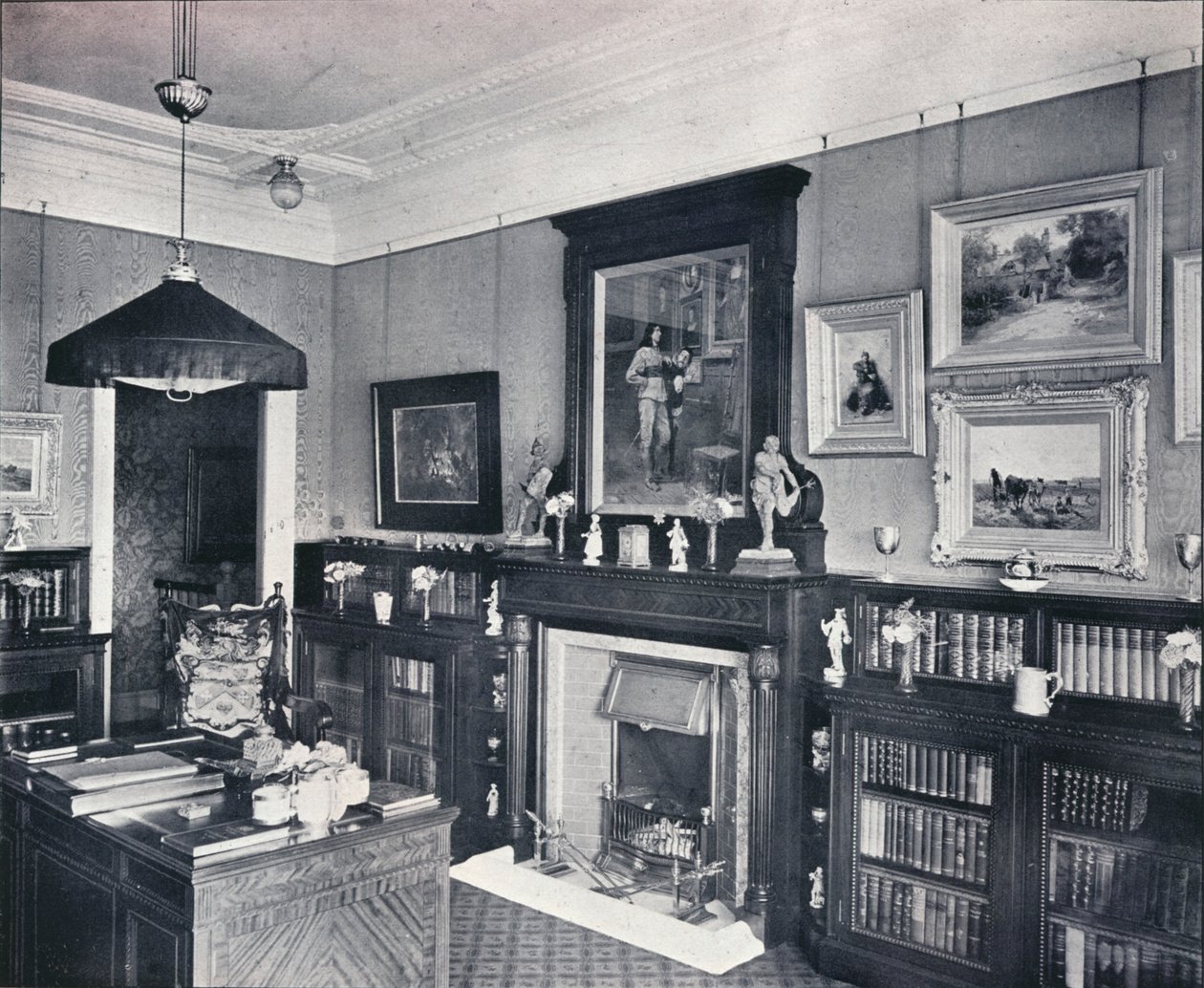 Kaptan Harvey Kütüphanesi, Hampstead, c1903 by Frank William Brookman