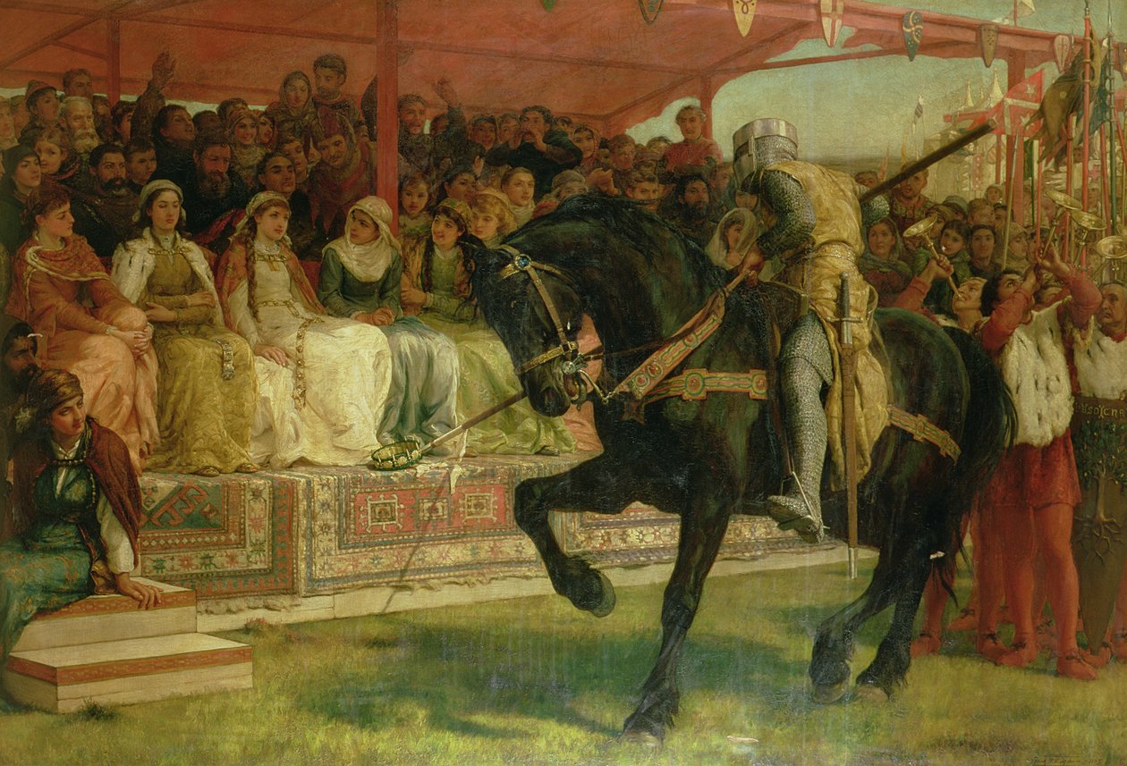 Turnuvanın Kraliçesi, "Ivanhoe" by Frank William Warwick Topham