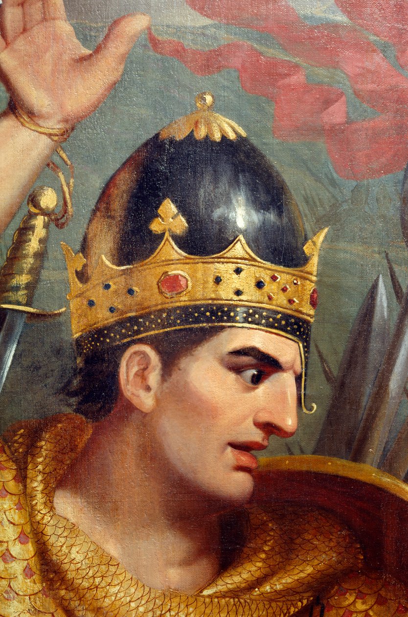Hastings Muharebesi Detayı by Frank William Wilkin