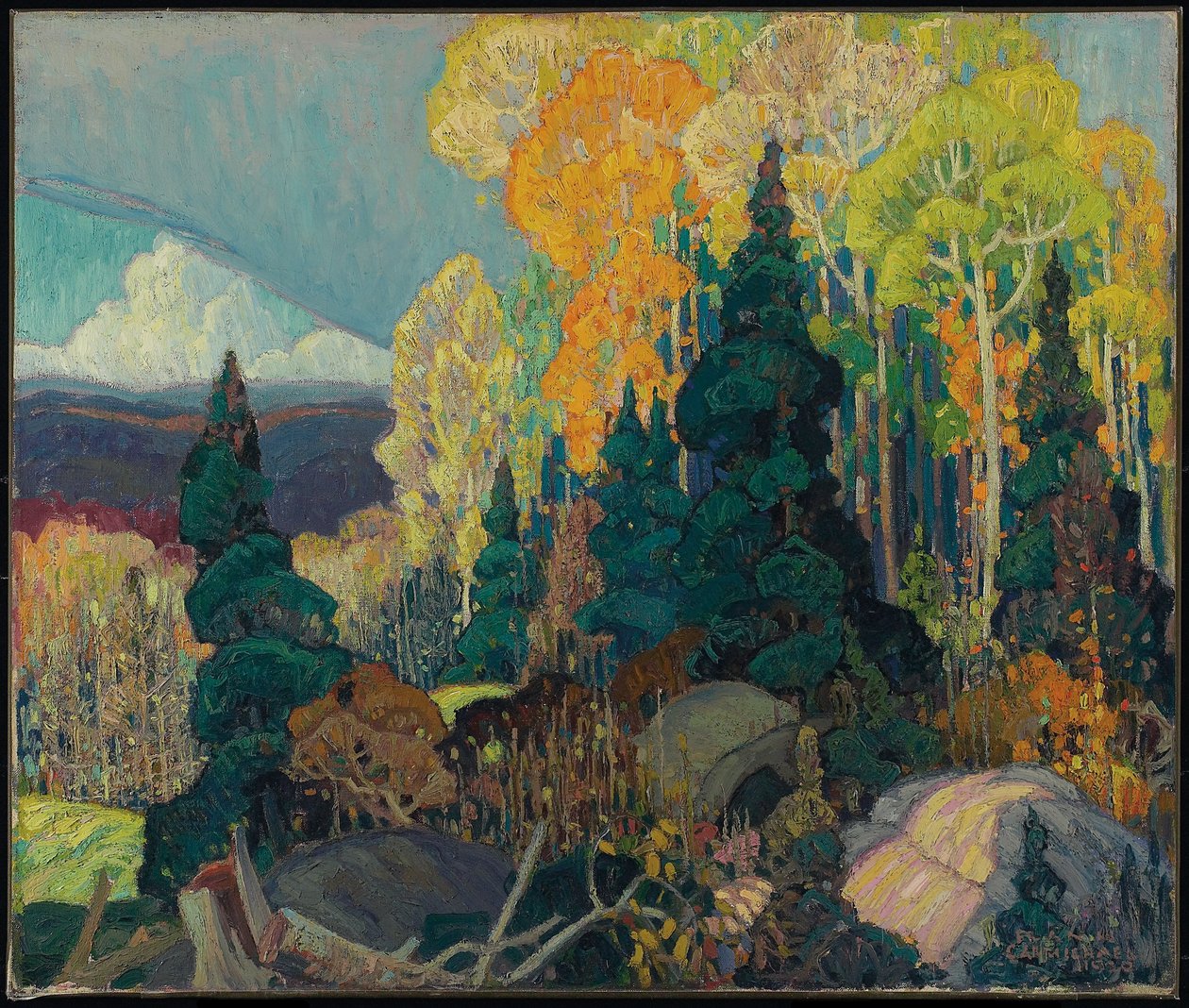 Sonbahar Yamacı by Franklin Carmichael