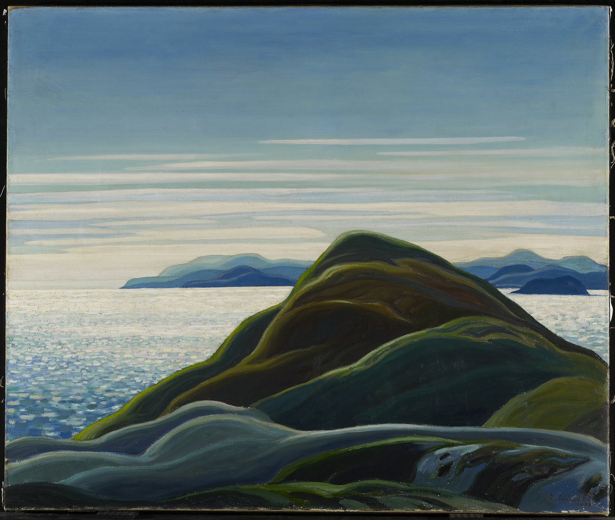Kuzey Kıyısı, Superior Gölü, 1927 by Franklin Carmichael