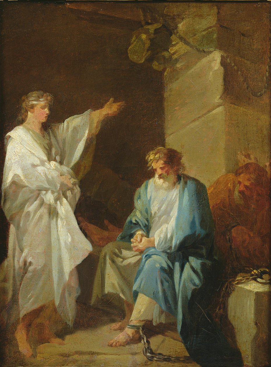 Aziz Sebastian hapishanelerde Diocletian