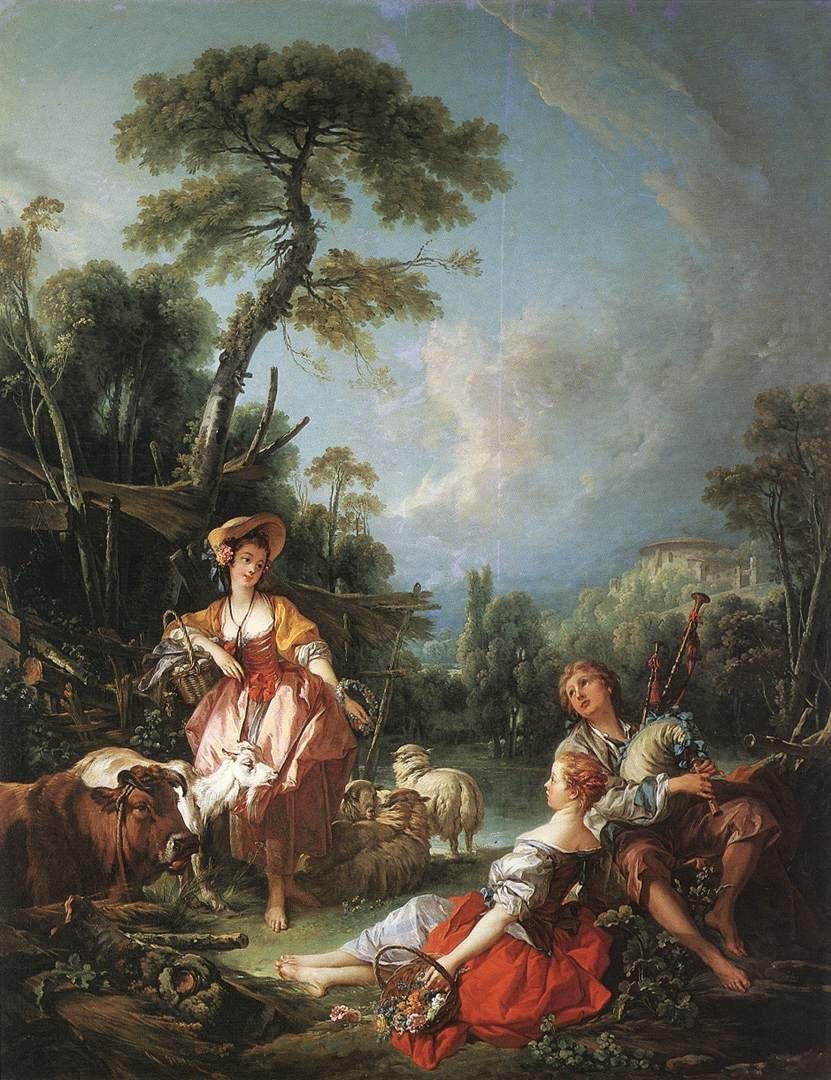 Bir Yaz Pastorali by François Boucher