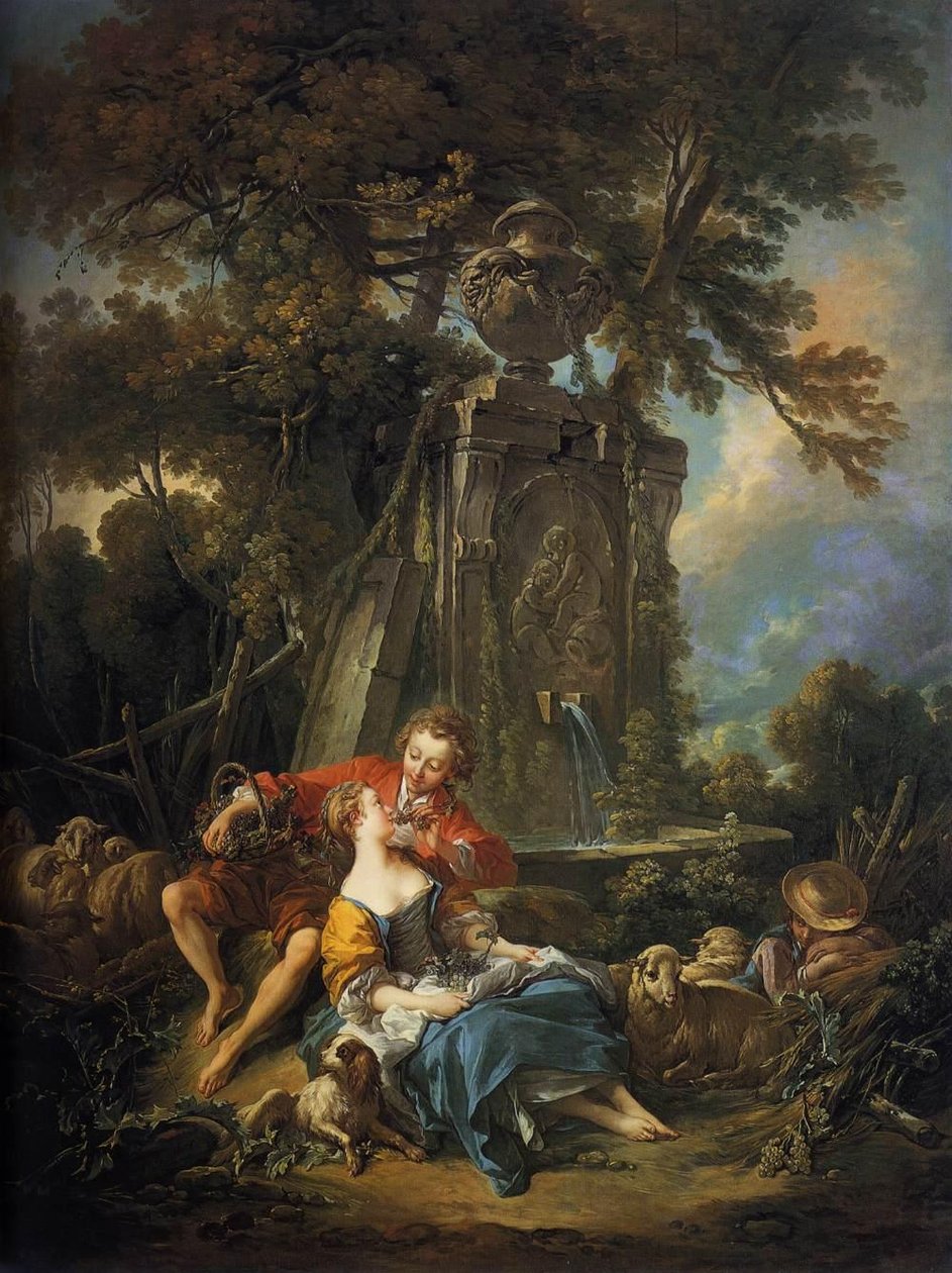 Bir Sonbahar Pastoral by François Boucher