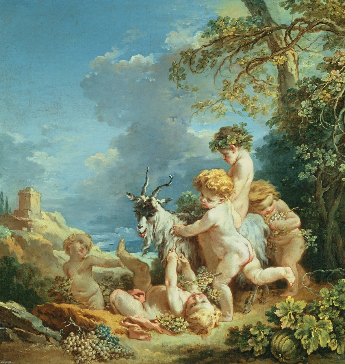 Autumn, 1731  by François Boucher