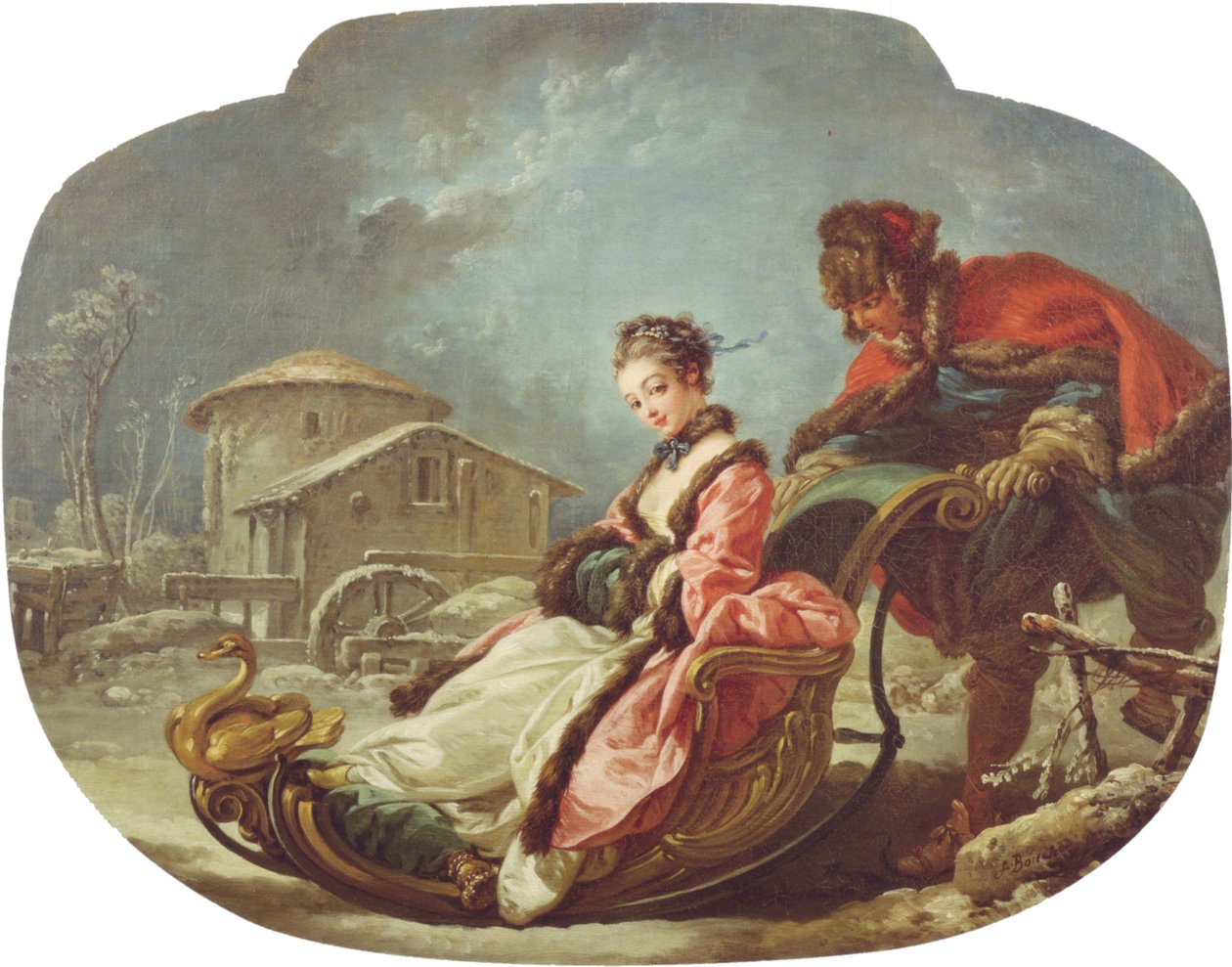 Dört mevsim: kış by François Boucher