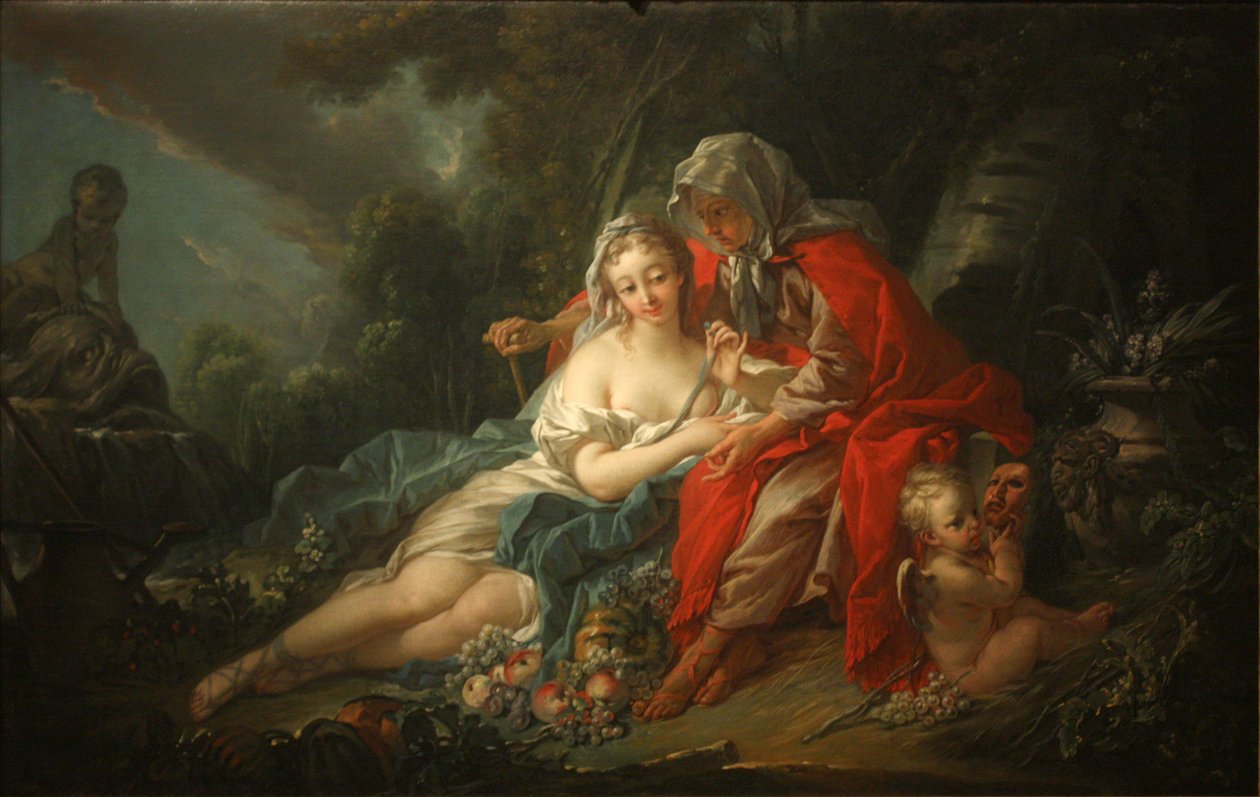 Dünya- Vertumnus ve Pomona by François Boucher