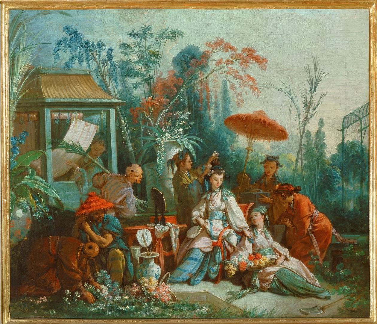 Çin bahçesi by François Boucher