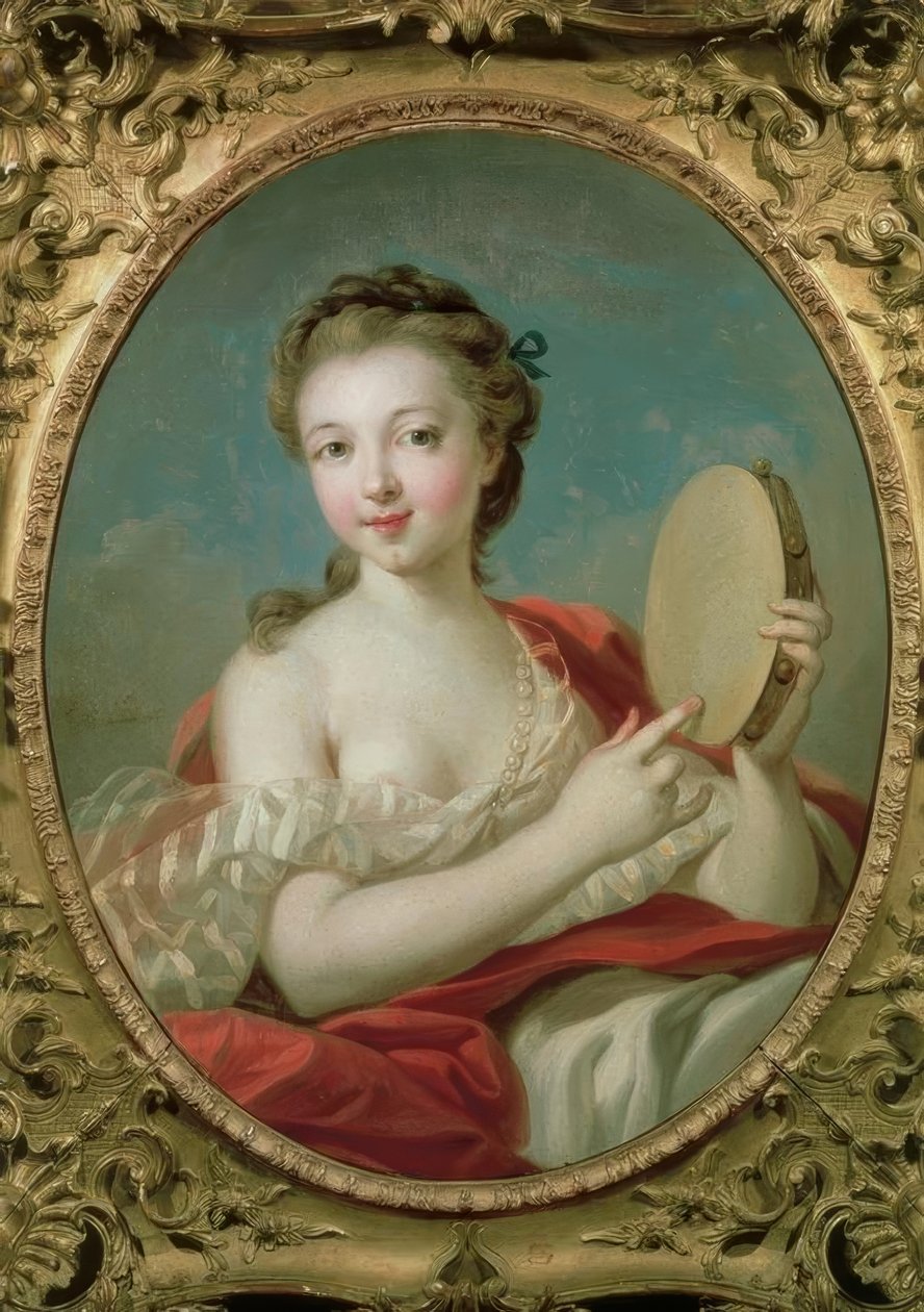 Tef ile genç kadın by François Boucher