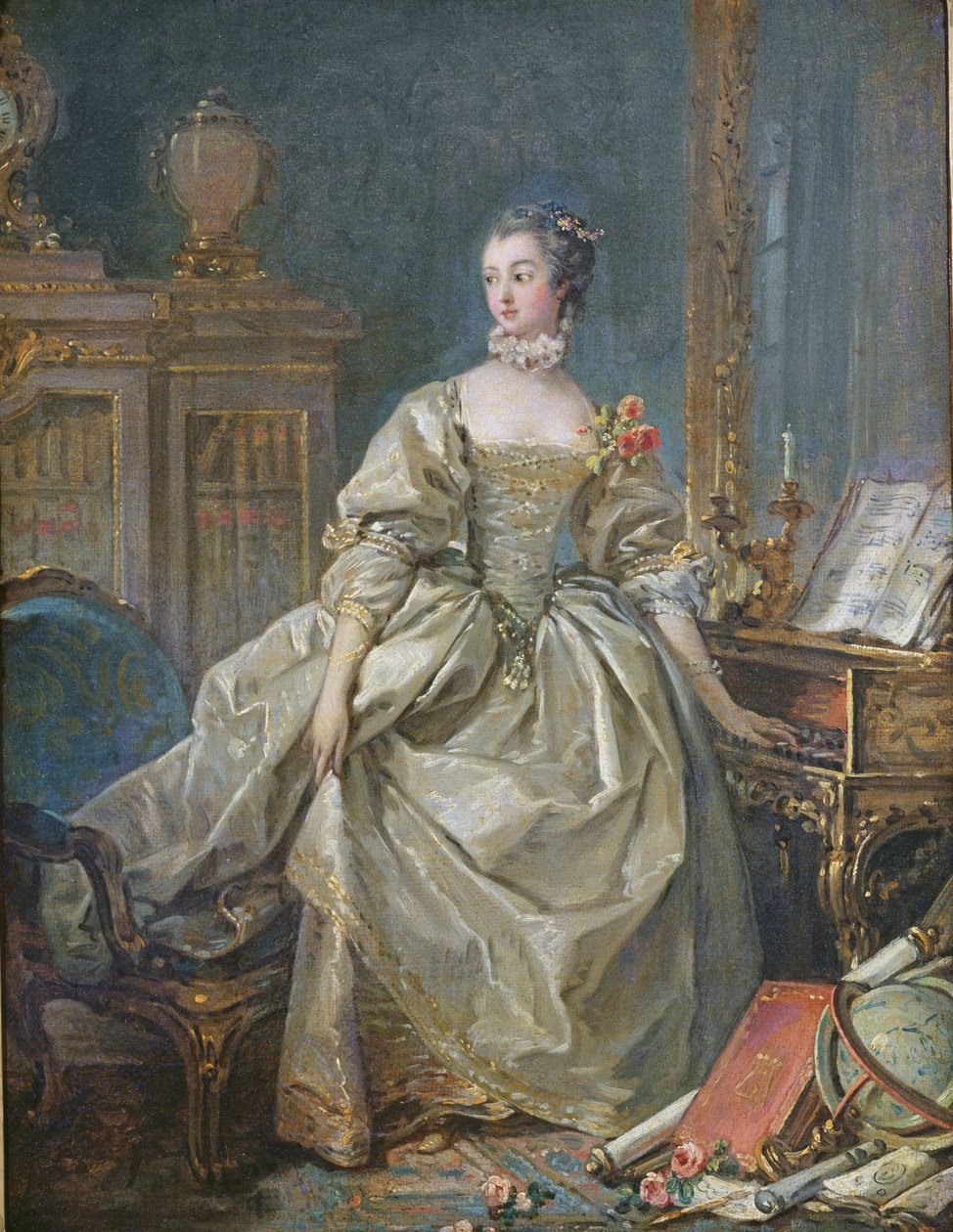 Madam de Pompadour (1721-64) by François Boucher