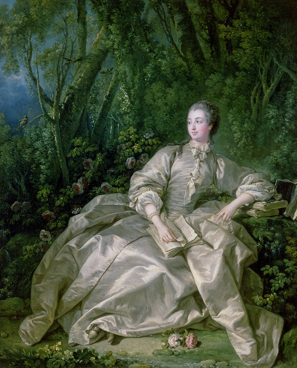 Madam de Pompadour, 1758 by François Boucher