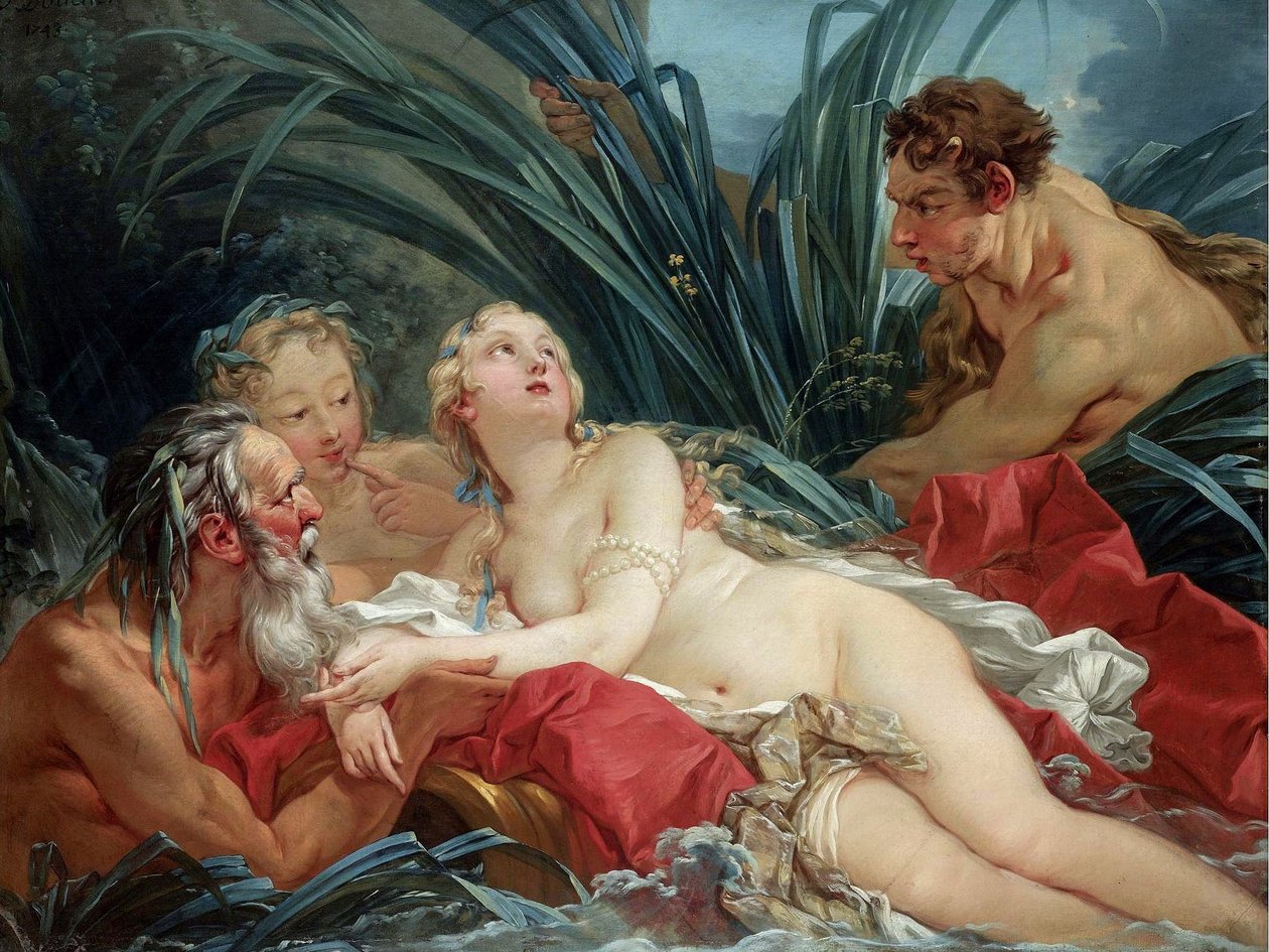 Pan ve Sirinks by François Boucher