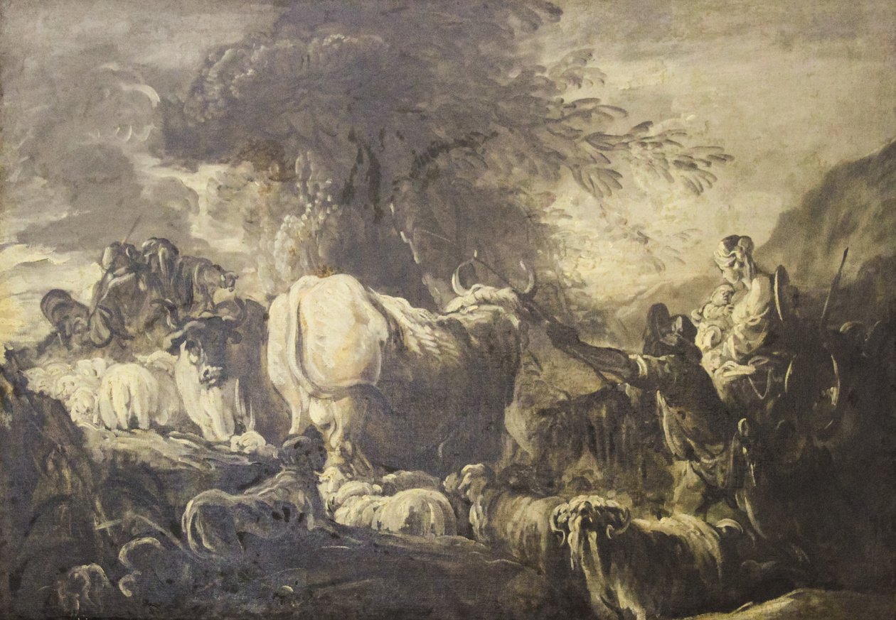 pastoral sahne by François Boucher