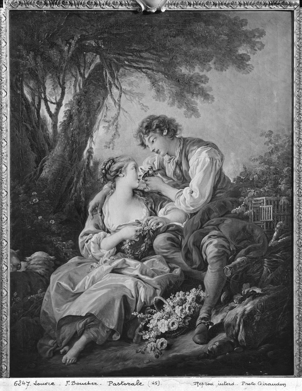 pastoral sahne by François Boucher