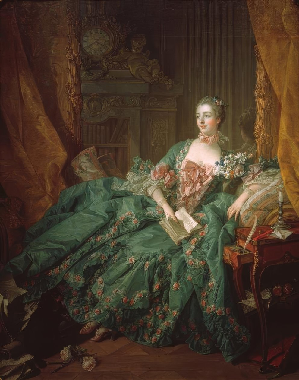 Pompadour, Jeanne Antoinette Poisson, by François Boucher