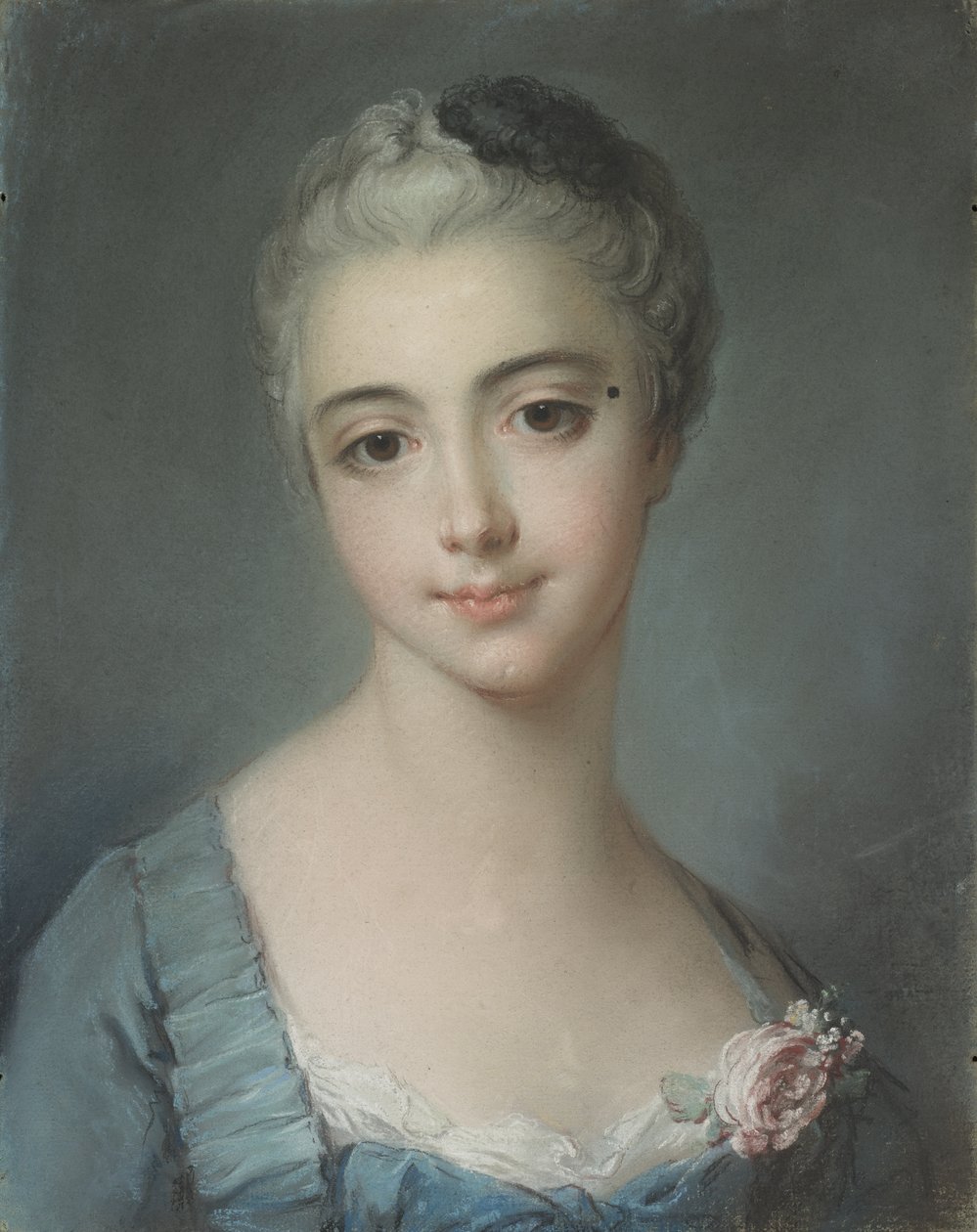 genç bir bayan portresi by François Boucher