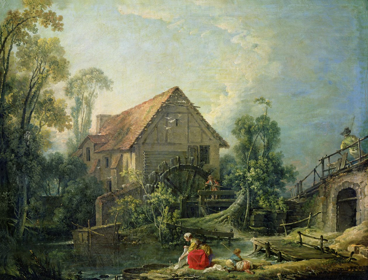 Değirmen, 1751 by François Boucher