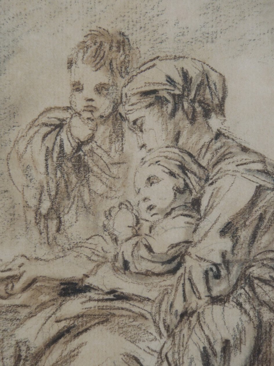 Genç anne by François Boucher