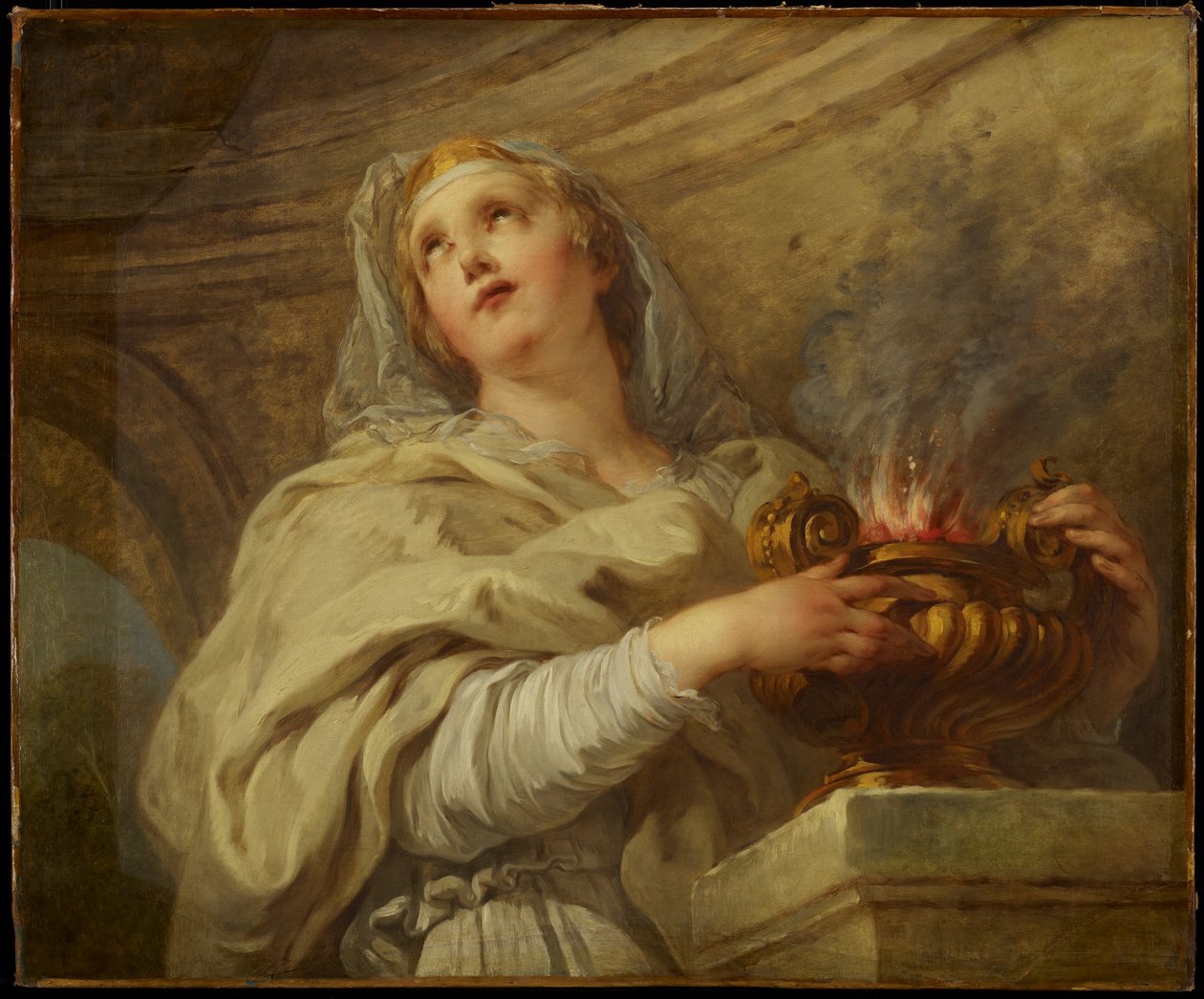 Vestal Bakire, c.1730 by François Lemoyne