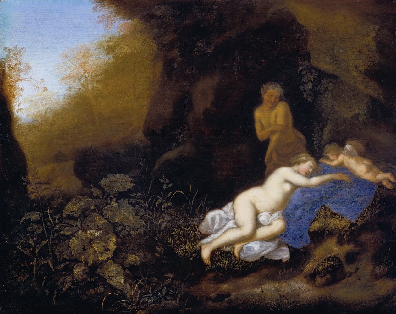 Jüpiter ve Antiope by François Verwilt