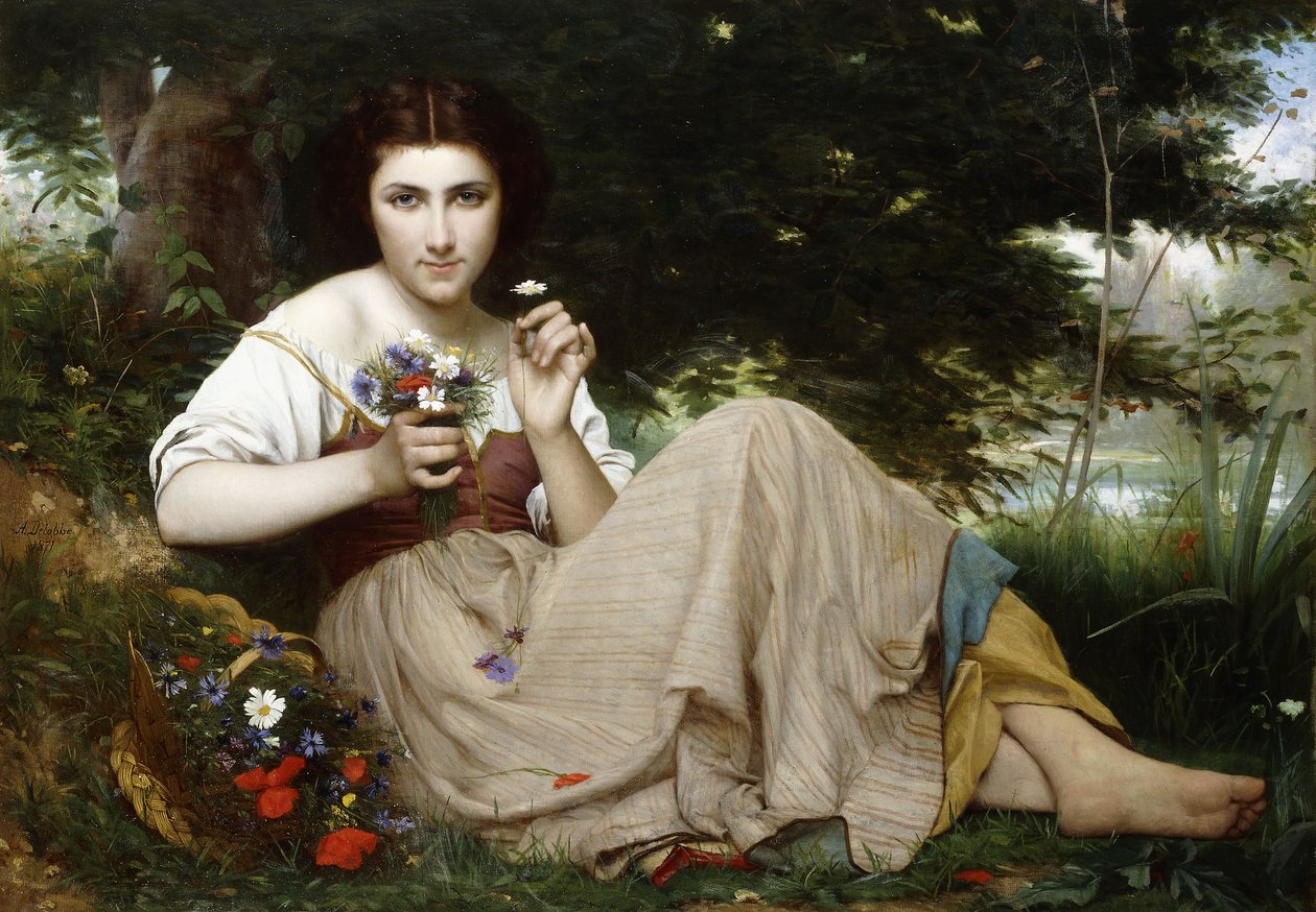 Bir Anın Dinlenmesi, 1871 by François Alfred Delobbe