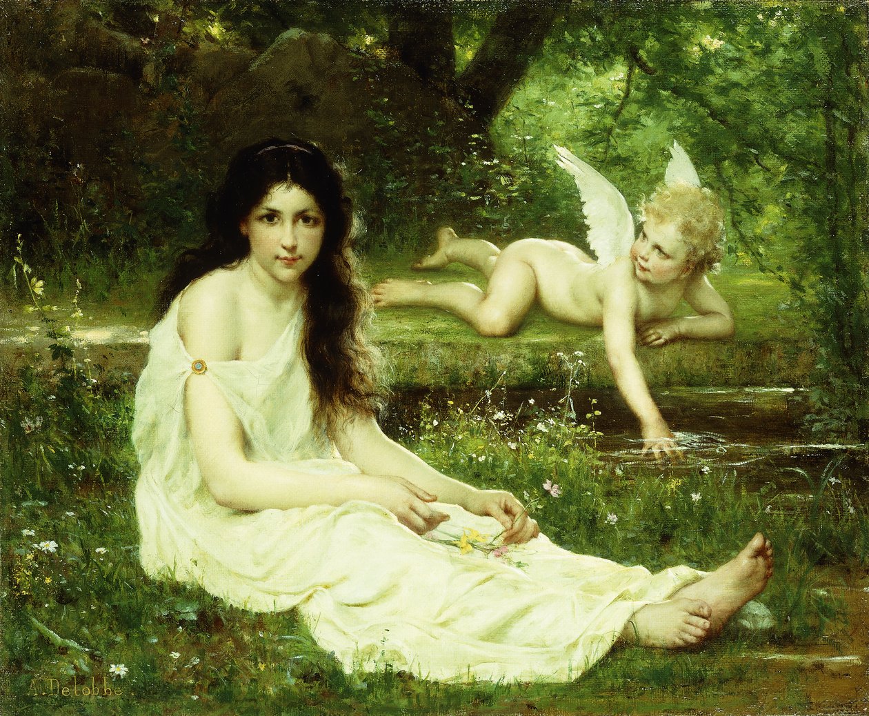 Kalbin Uyanışı by François Alfred Delobbe