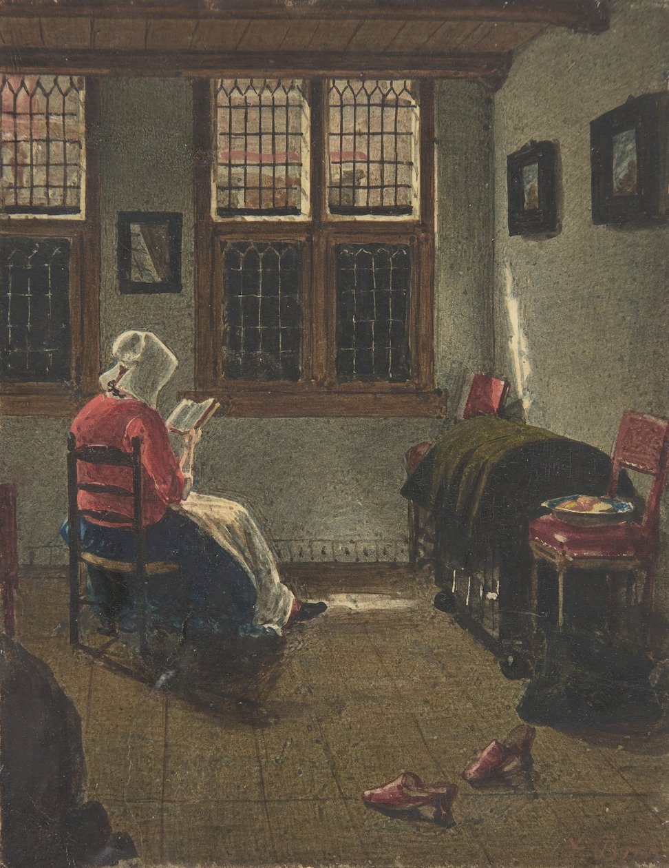Okuyan Bir Kadın, Pieter Janssens Elinga