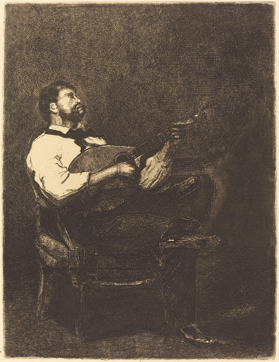 Gitarist by François Bonvin