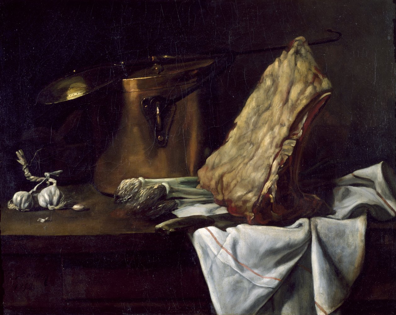 Natürmort, 1858 by François Bonvin