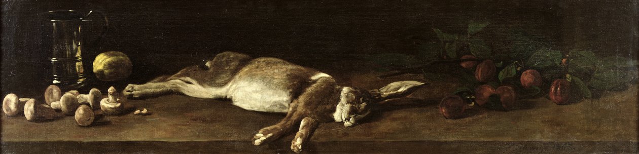 Tavşanlı Natürmort, 1863 by François Bonvin